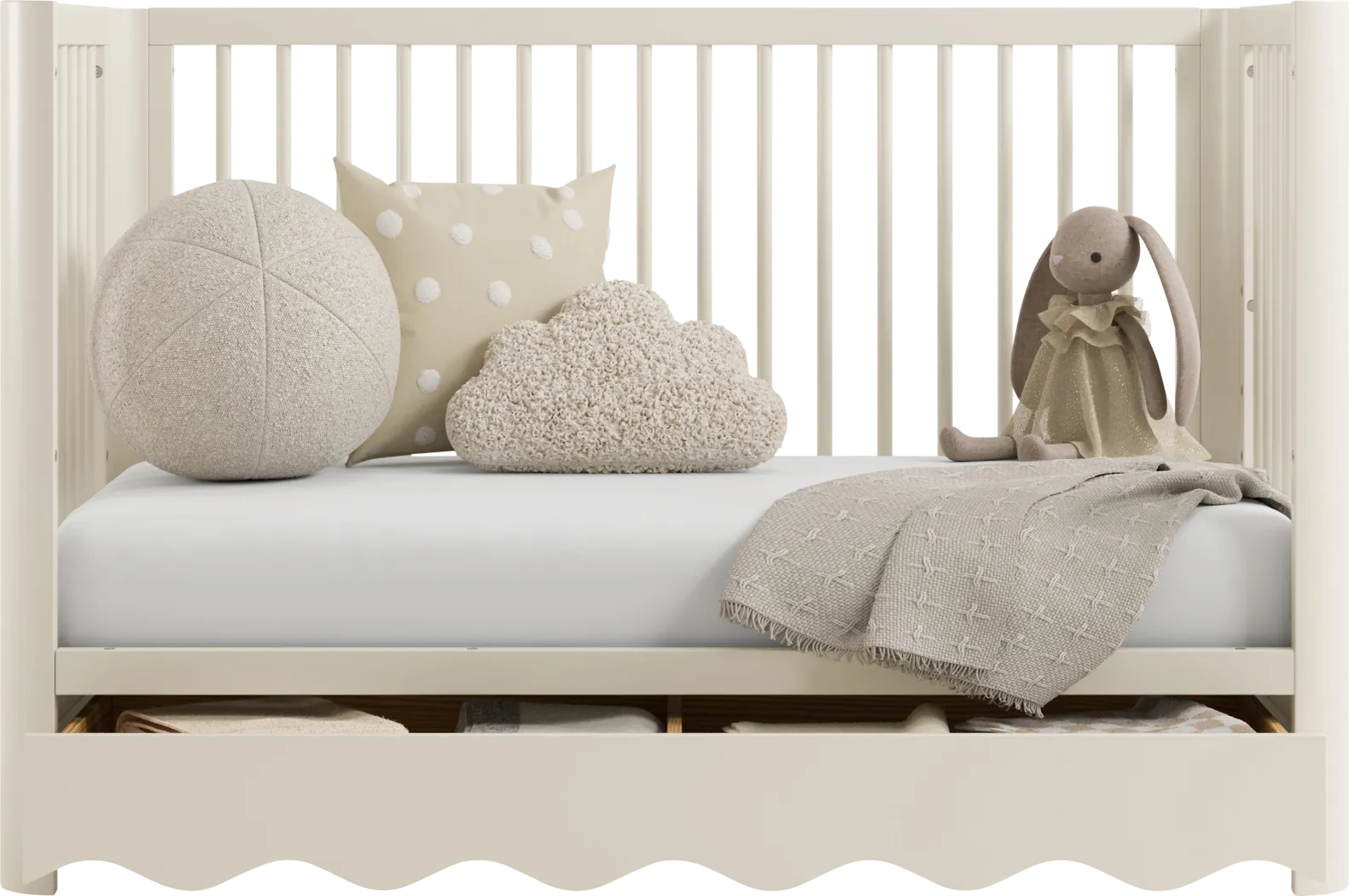 Kids Zoana Oat Convertible Crib - Thumbnail - Image 8