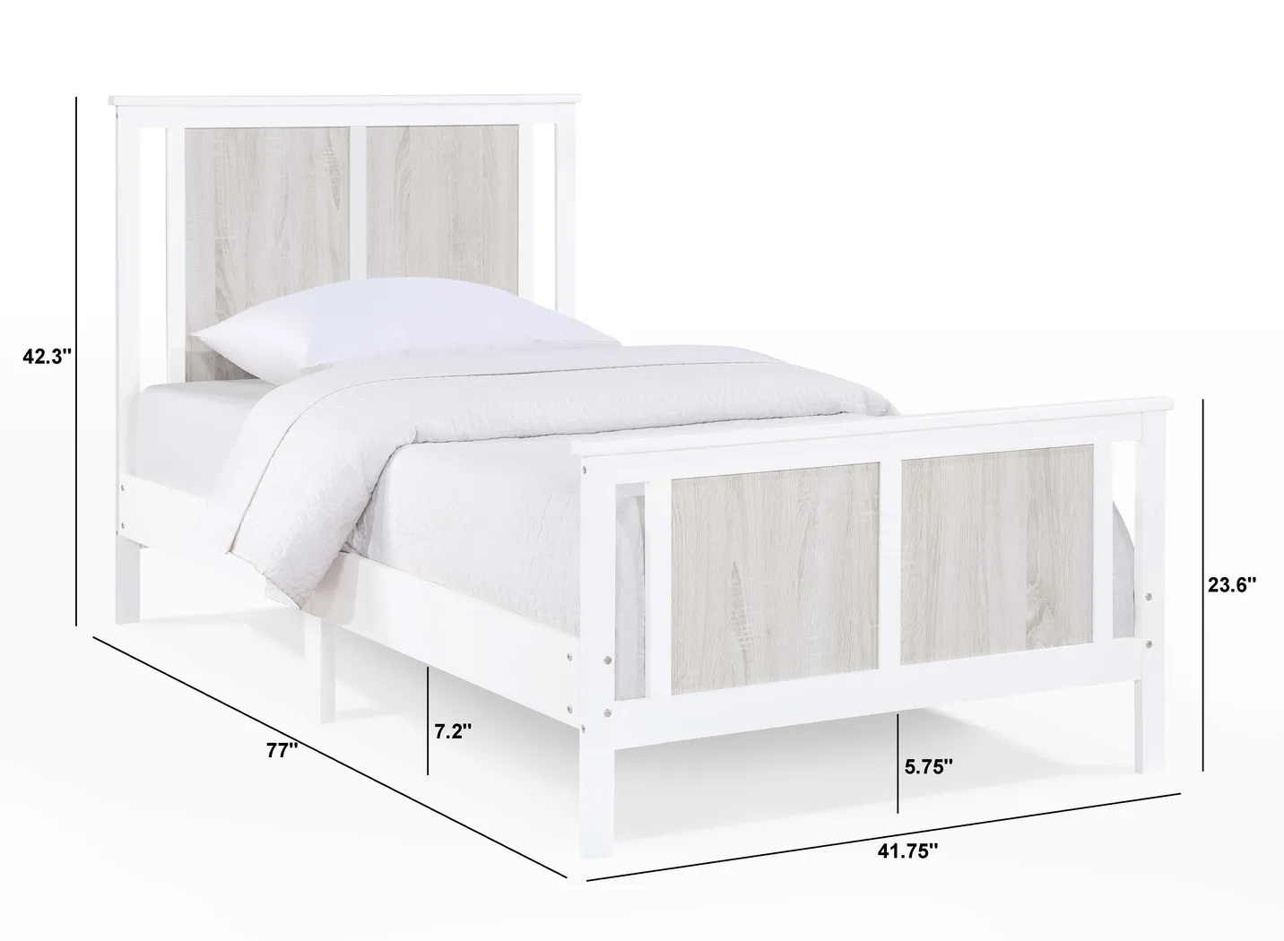 Kids Zolari Black Twin Bed - Thumbnail - Image 6