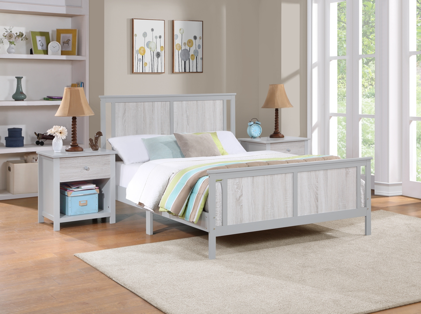 Kids Zolari Gray Full Bed - Thumbnail - Image 2