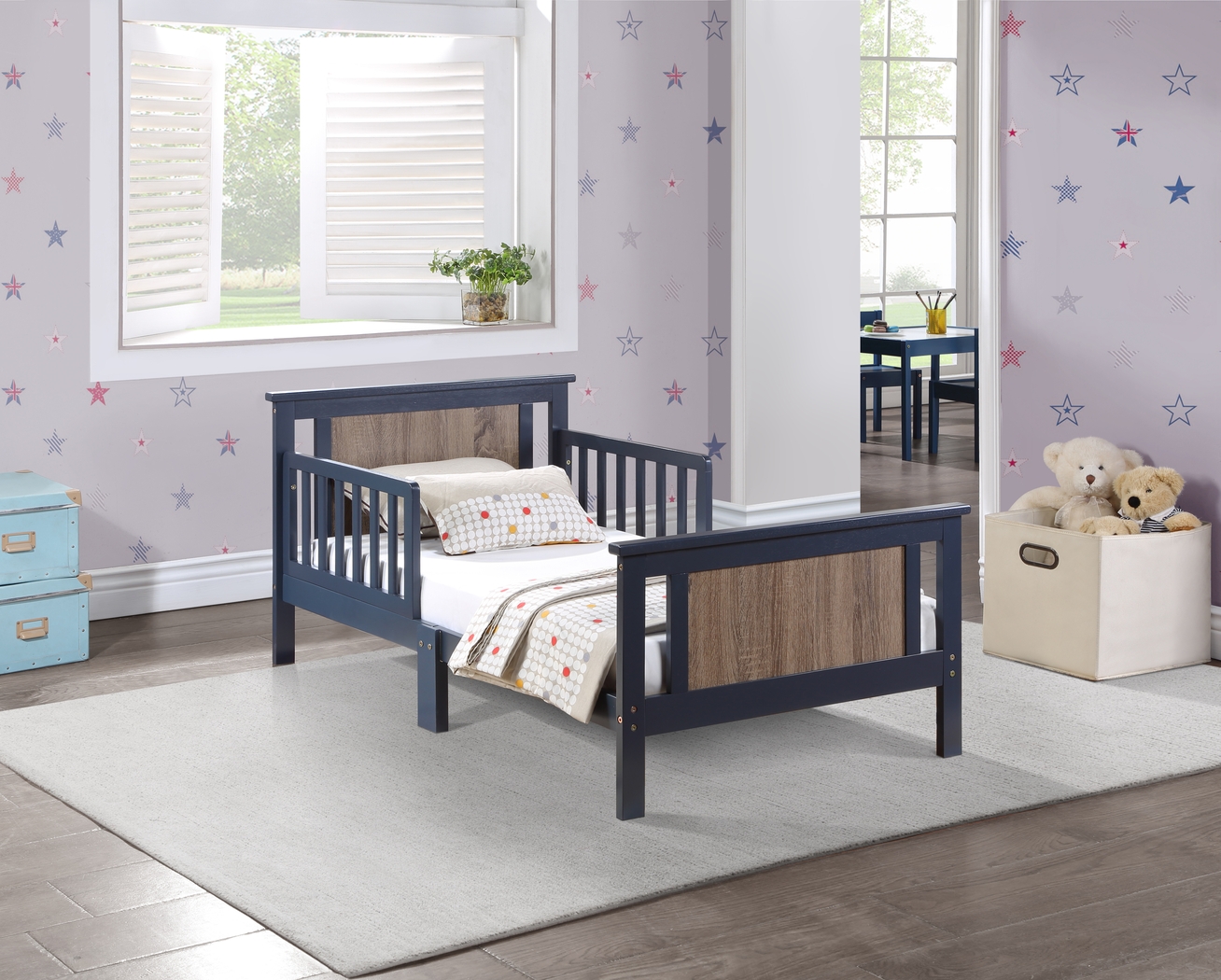 Kids Zolari Midnight Blue Toddler Bed - Thumbnail - Image 2