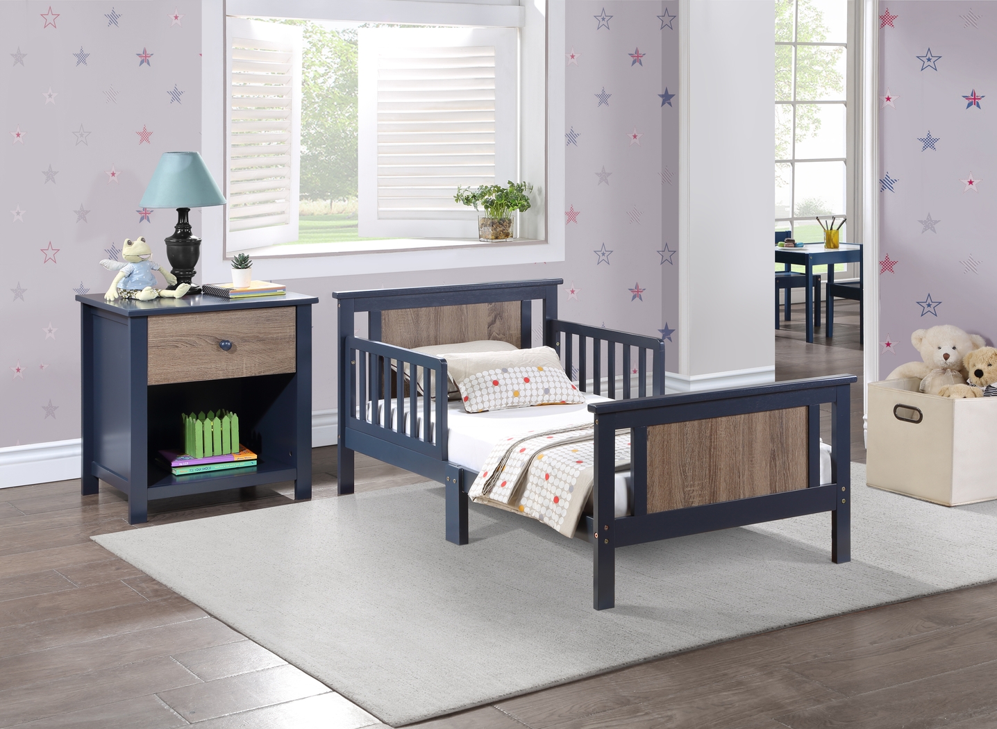 Kids Zolari Midnight Blue Toddler Bed - Thumbnail - Image 3