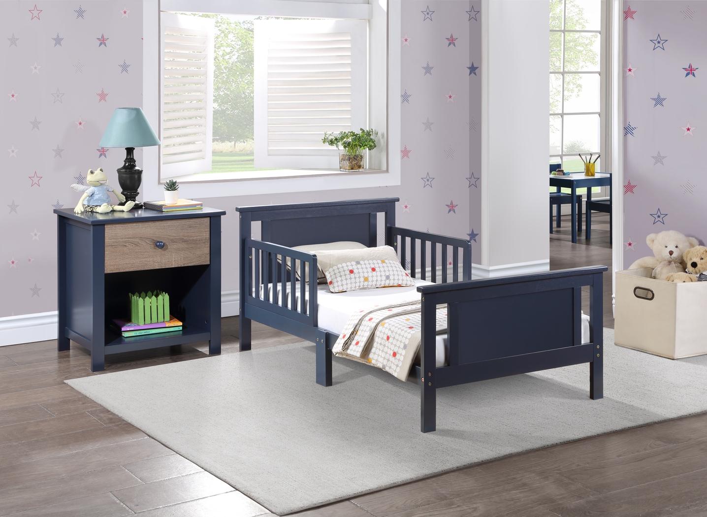 Kids Zolari Midnight Blue Toddler Bed - Thumbnail - Image 4