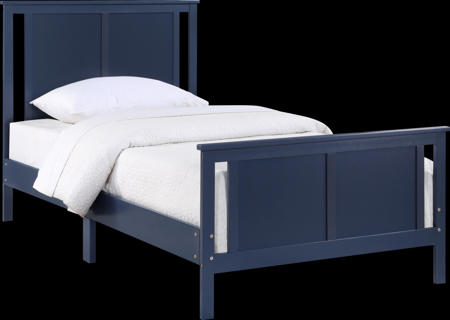 Kids Zolari Midnight Blue Twin Bed - Thumbnail - Image 4