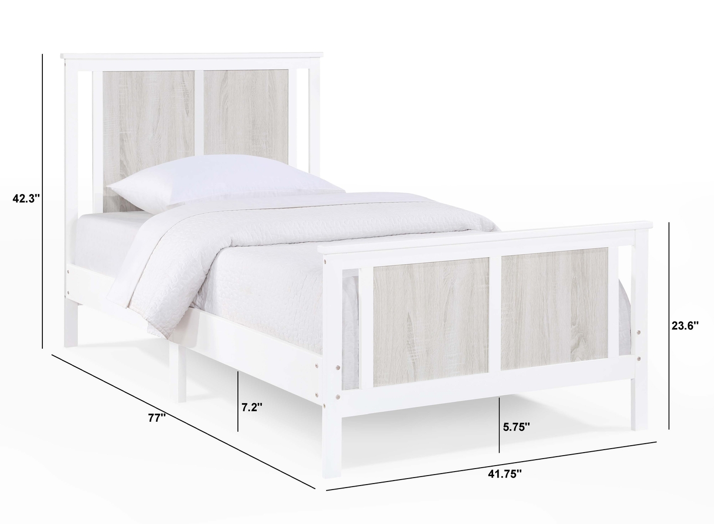 Kids Zolari Midnight Blue Twin Bed - Thumbnail - Image 5