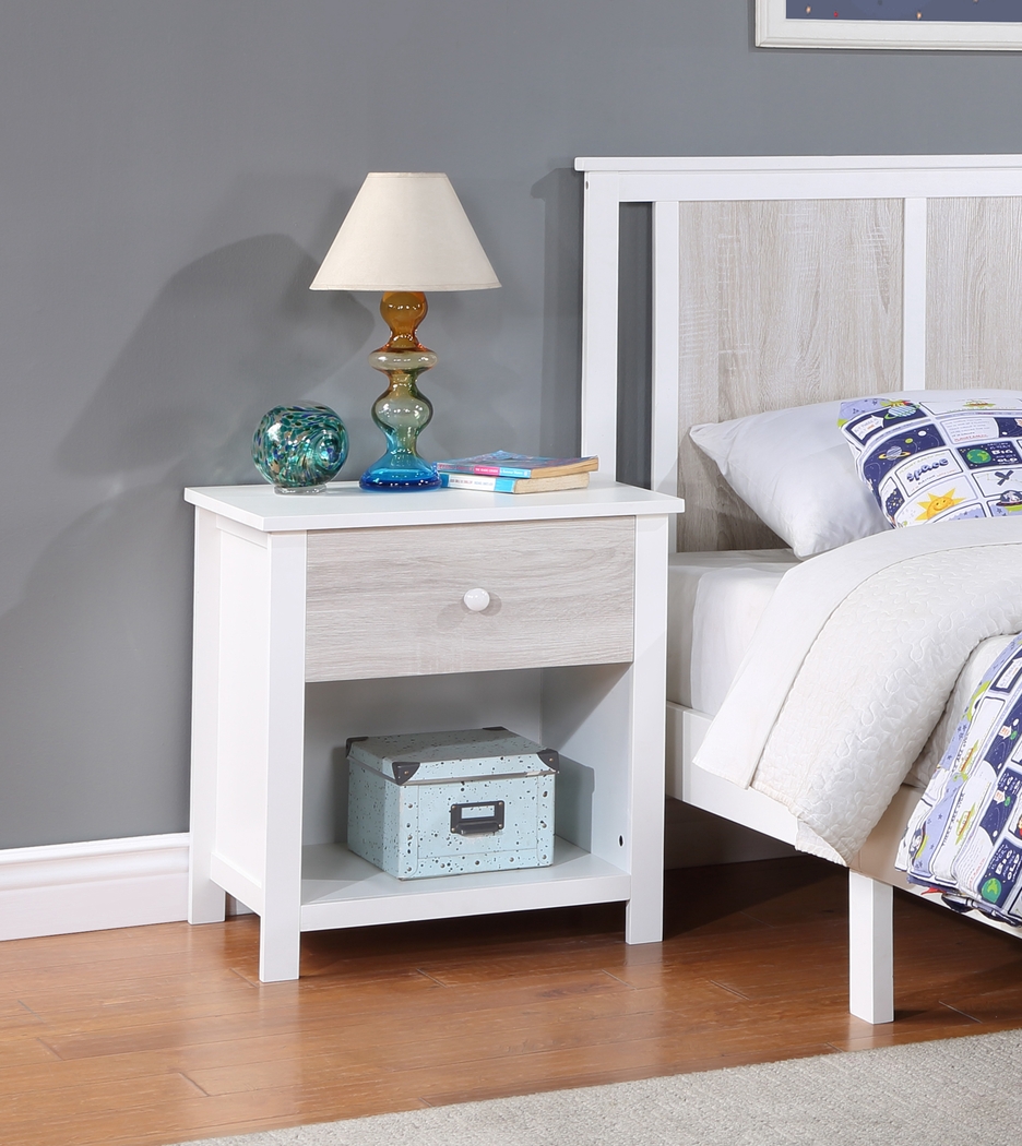 Kids Zolari White Nightstand - Thumbnail - Image 2