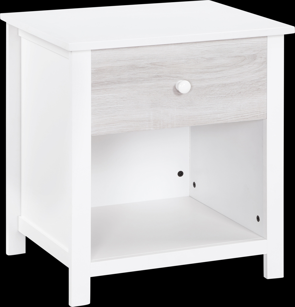 Kids Zolari White Nightstand - Thumbnail - Image 1