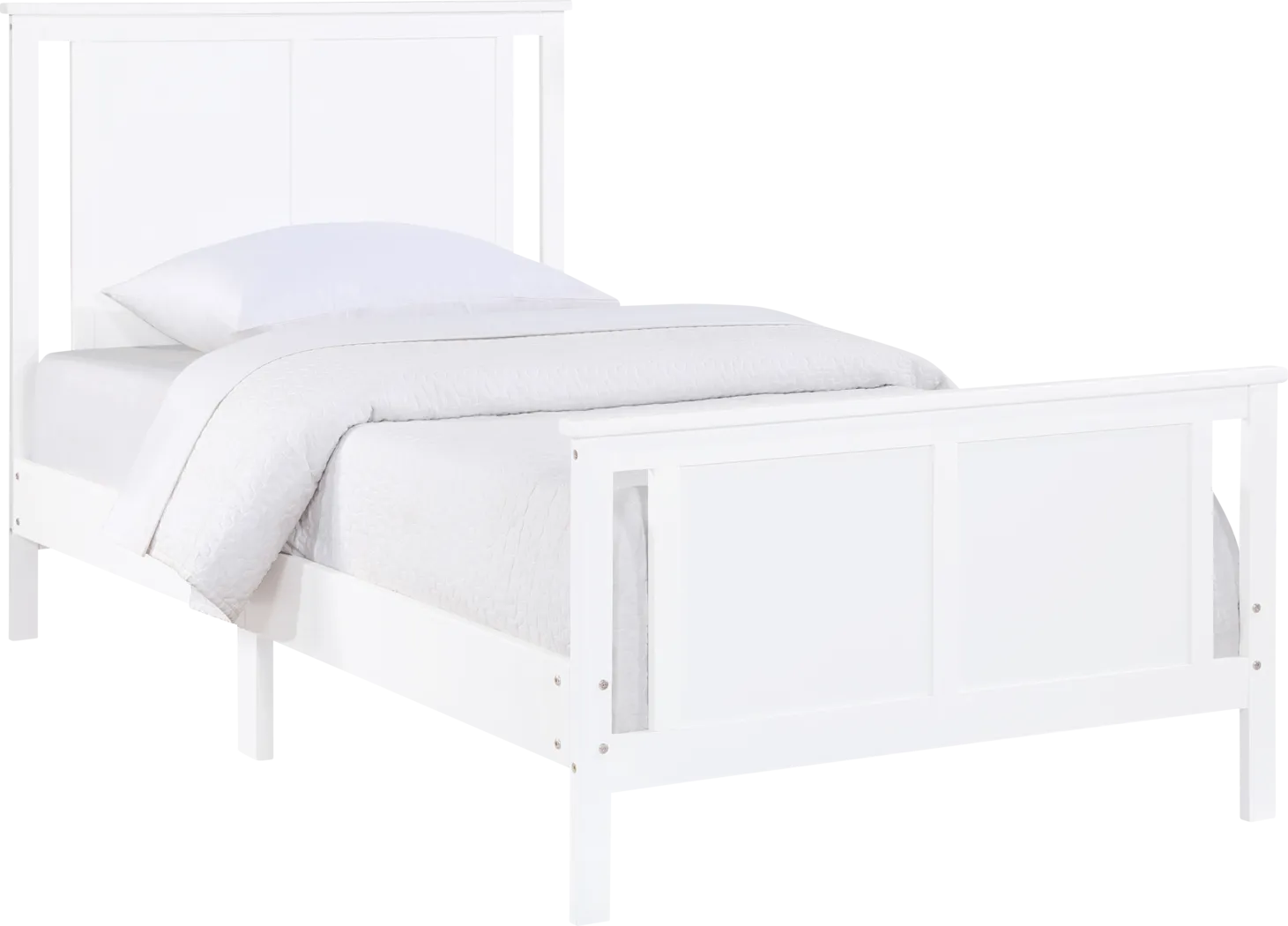Kids Zolari White Twin Bed - Thumbnail - Image 4