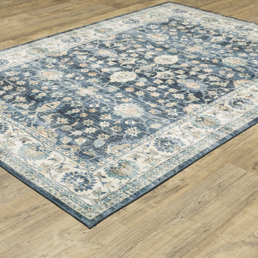 Kids Zolly Blue 5' x 7' Rug - Thumbnail - Image 2