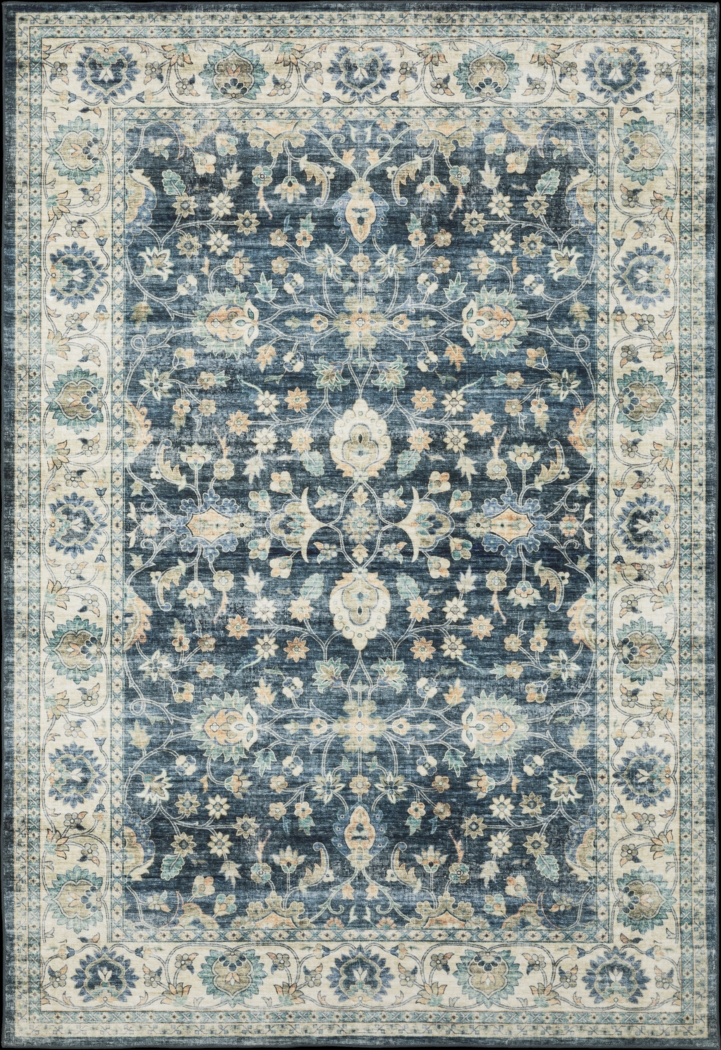 Kids Zolly Blue 5' x 7' Rug - Thumbnail - Image 1