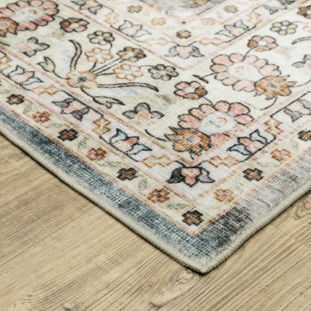 Kids Zolly Gray 5' x 7' Rug - Thumbnail - Image 3