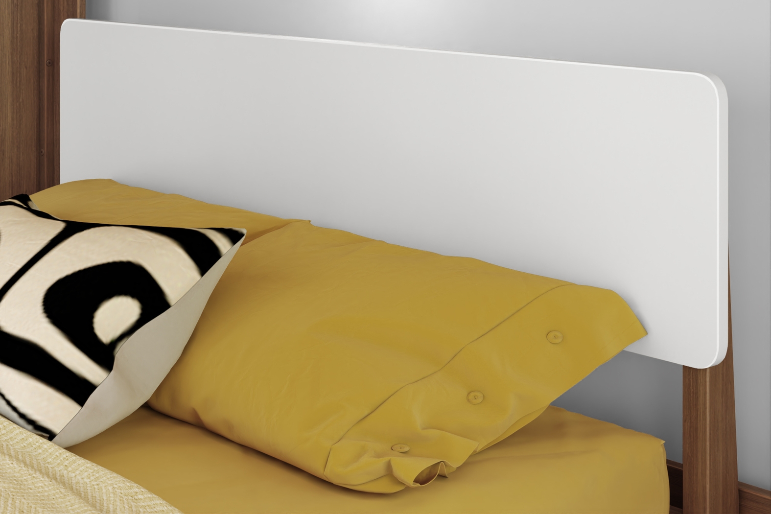 Kids Zuzana II Pecan White Twin/Full Bunk Bed - Thumbnail - Image 6