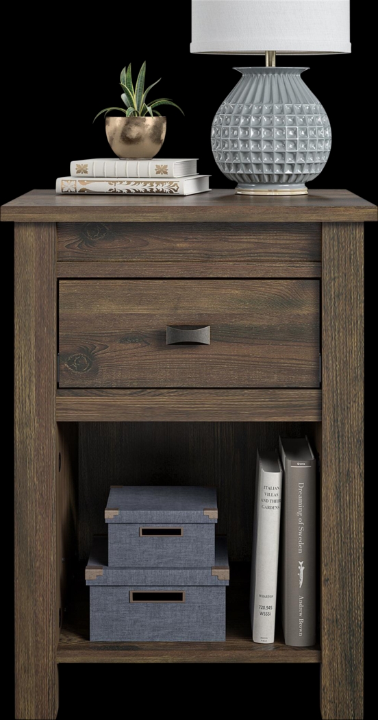 Kiedel Brown Nightstand - Thumbnail - Image 3
