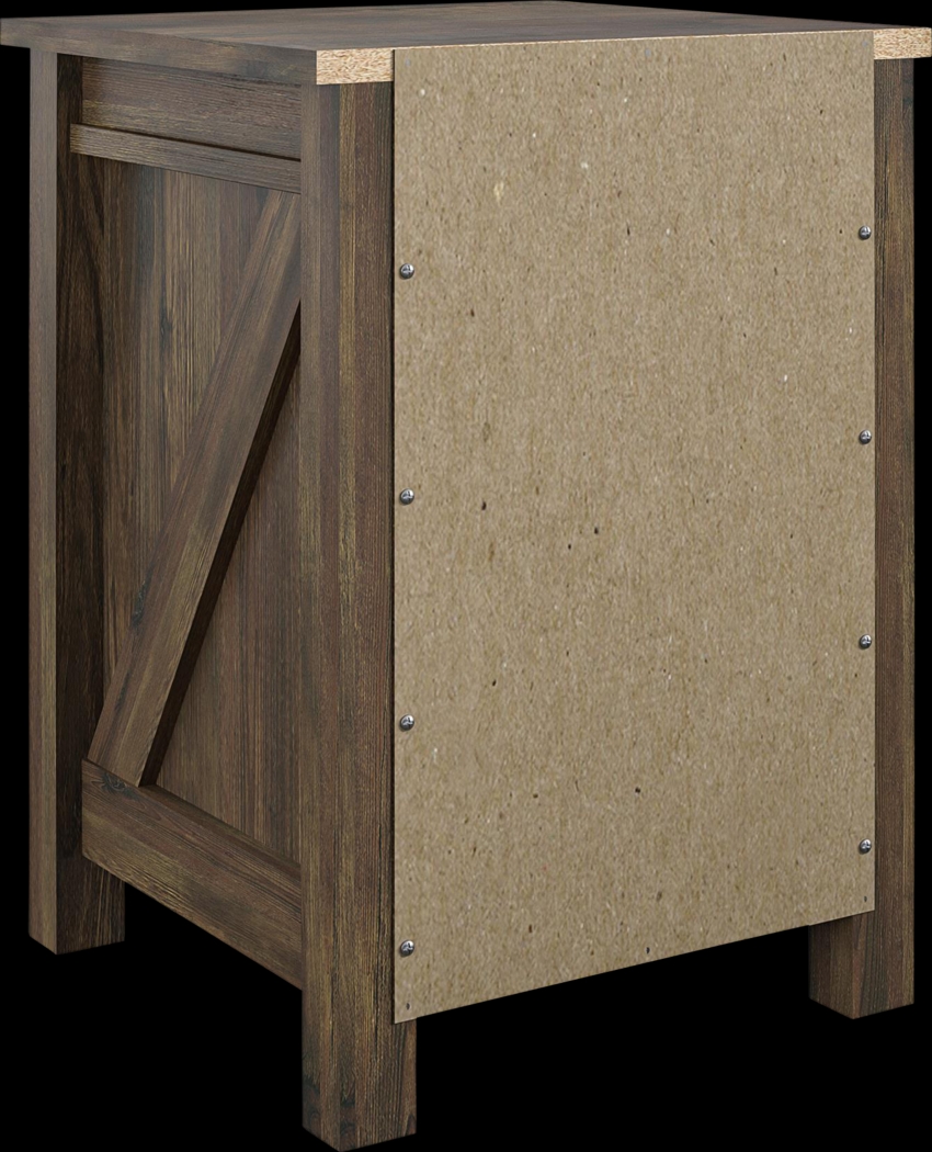 Kiedel Brown Nightstand - Thumbnail - Image 5