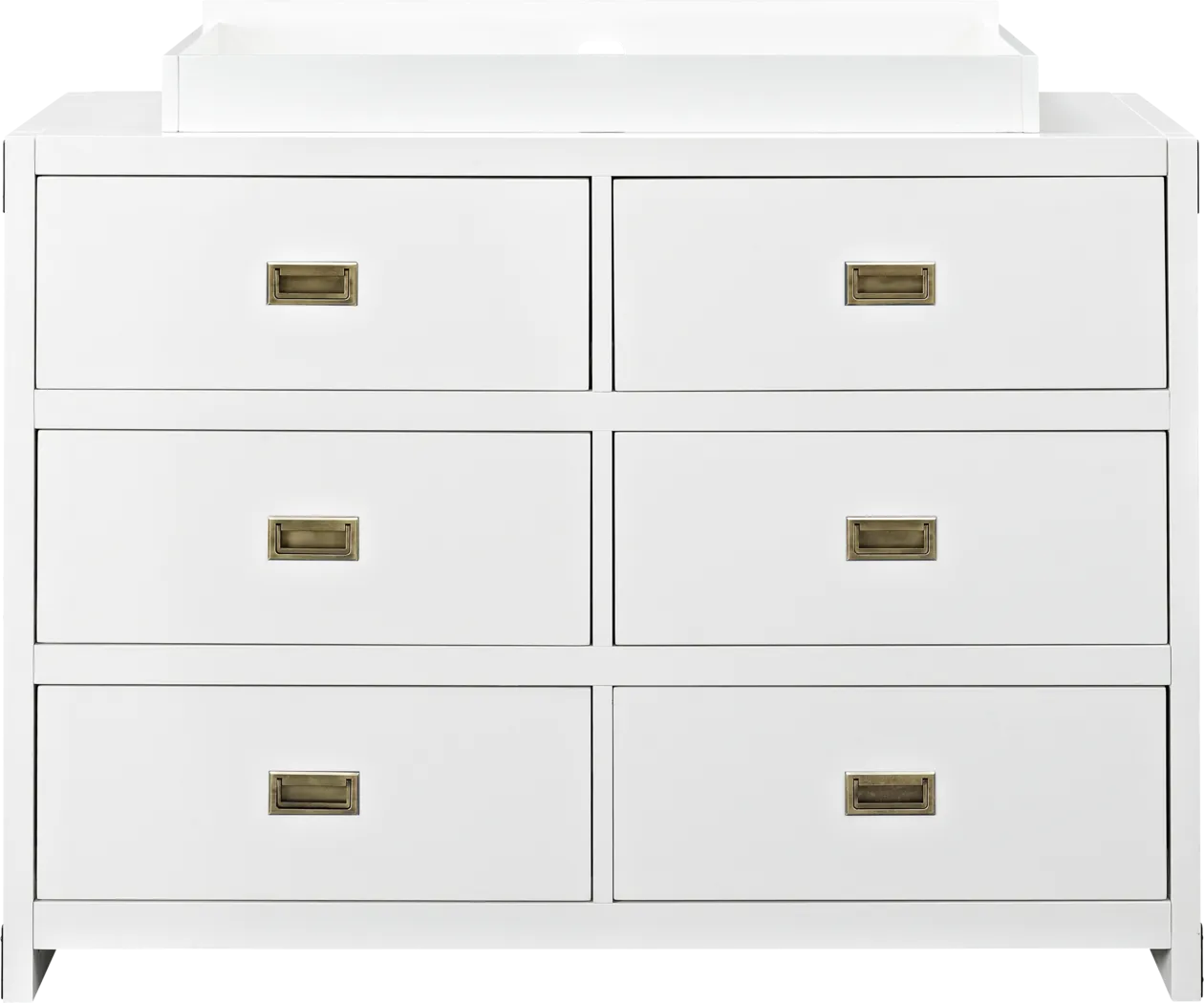 Kiernan White Dresser and Topper Set - Thumbnail - Image 2