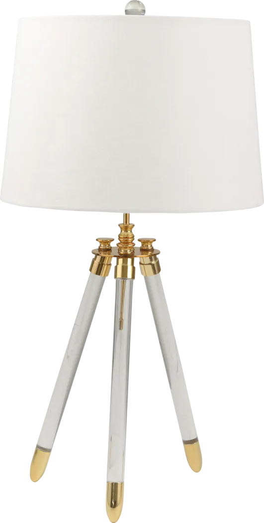 Kiki Bend Gold Lamp - Thumbnail - Image 1