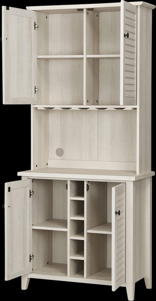 Kilbourn White Bar Cabinet - Thumbnail - Image 3