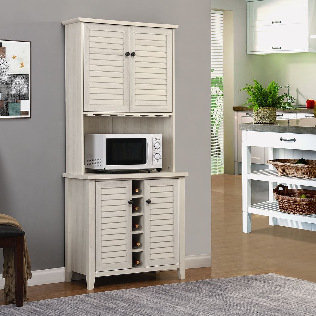 Kilbourn White Bar Cabinet - Thumbnail - Image 5