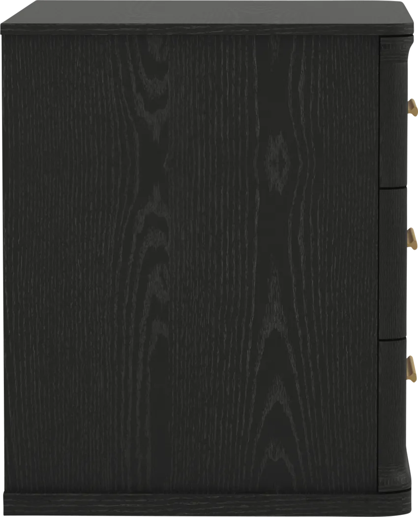 Kilde II Black Nightstand - Thumbnail - Image 3