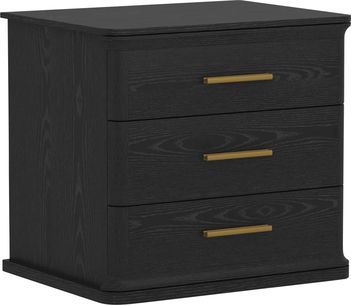 Kilde II Black Nightstand - Thumbnail - Image 4