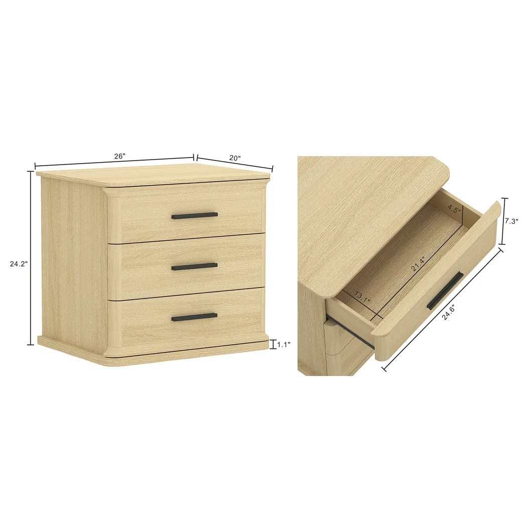 Kilde II Natural Nightstand - Thumbnail - Image 6