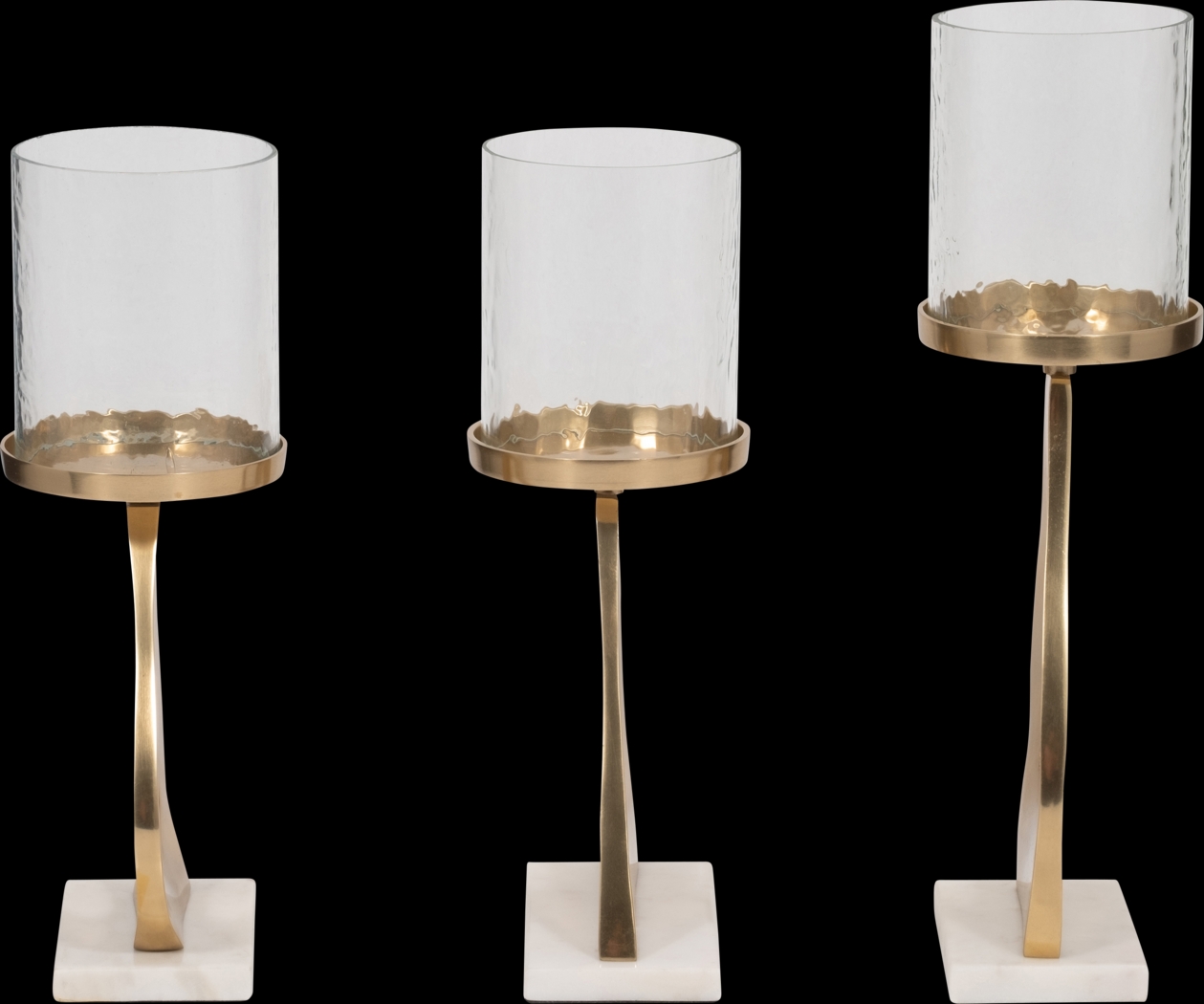 Kilkee Gold Candle Holder, Set of 3 - Thumbnail - Image 4