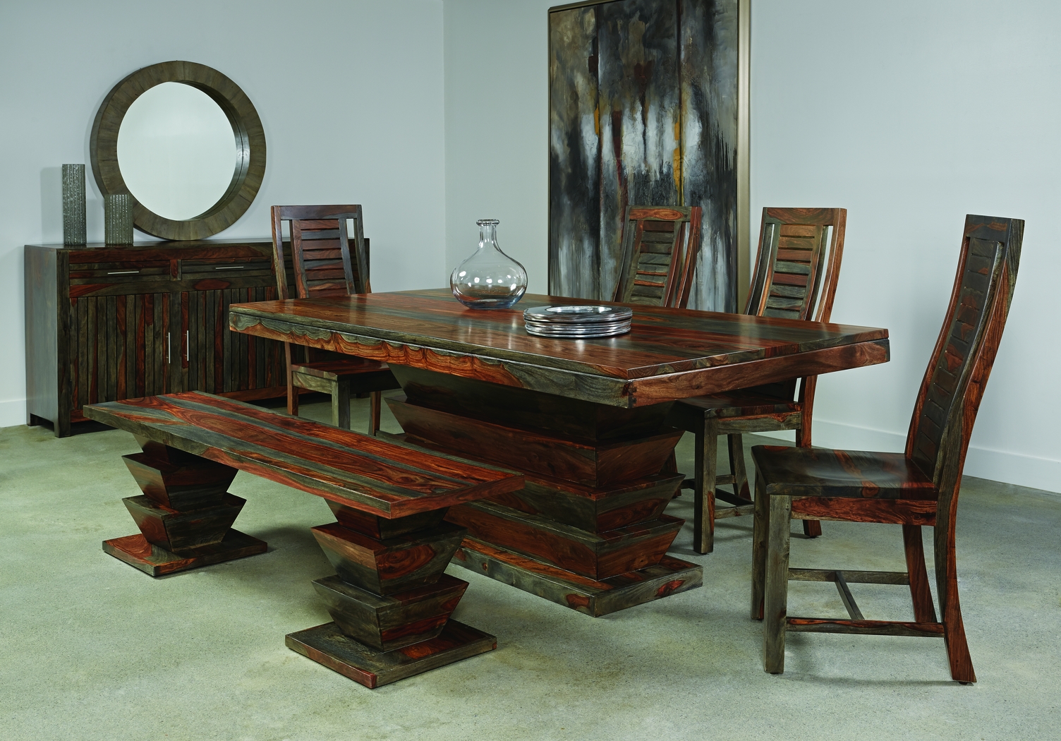 Killashee Brown Credenza - Thumbnail - Image 5