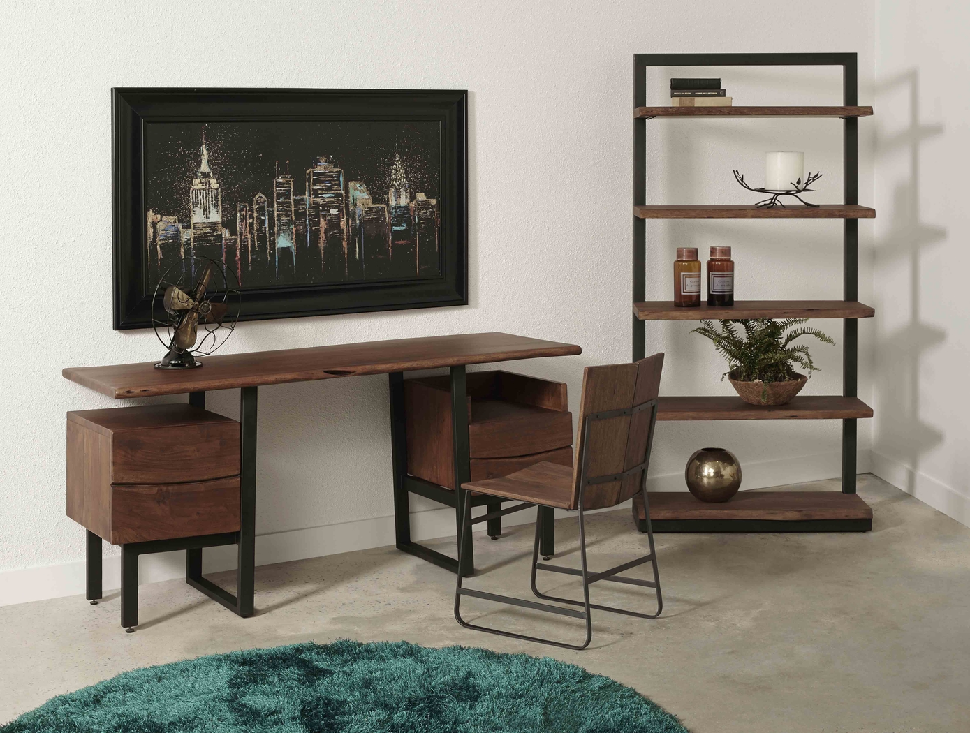 Killean Brown Bookcase - Thumbnail - Image 3