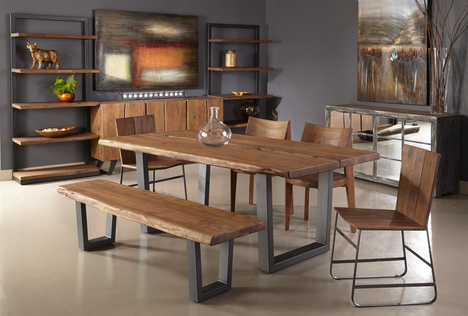 Killean Brown Dining Table - Thumbnail - Image 4