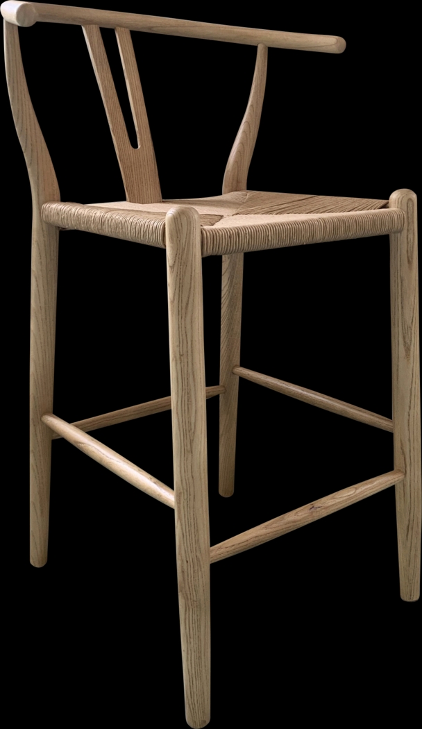 Kilps Beige Bar Stool - Thumbnail - Image 1