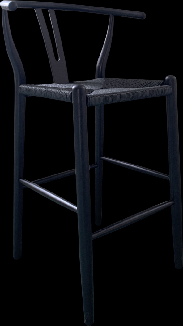 Kilps Black Bar Stool - Thumbnail - Image 1