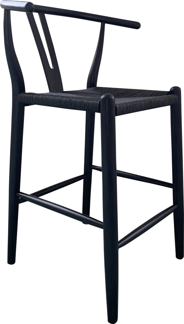 Kilps Black Counter Stool - Thumbnail - Image 1