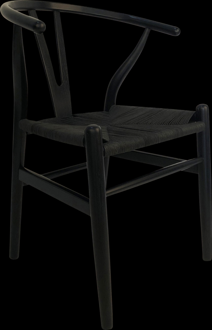Kilps Black Dining Chair, Set of 2 - Thumbnail - Image 1