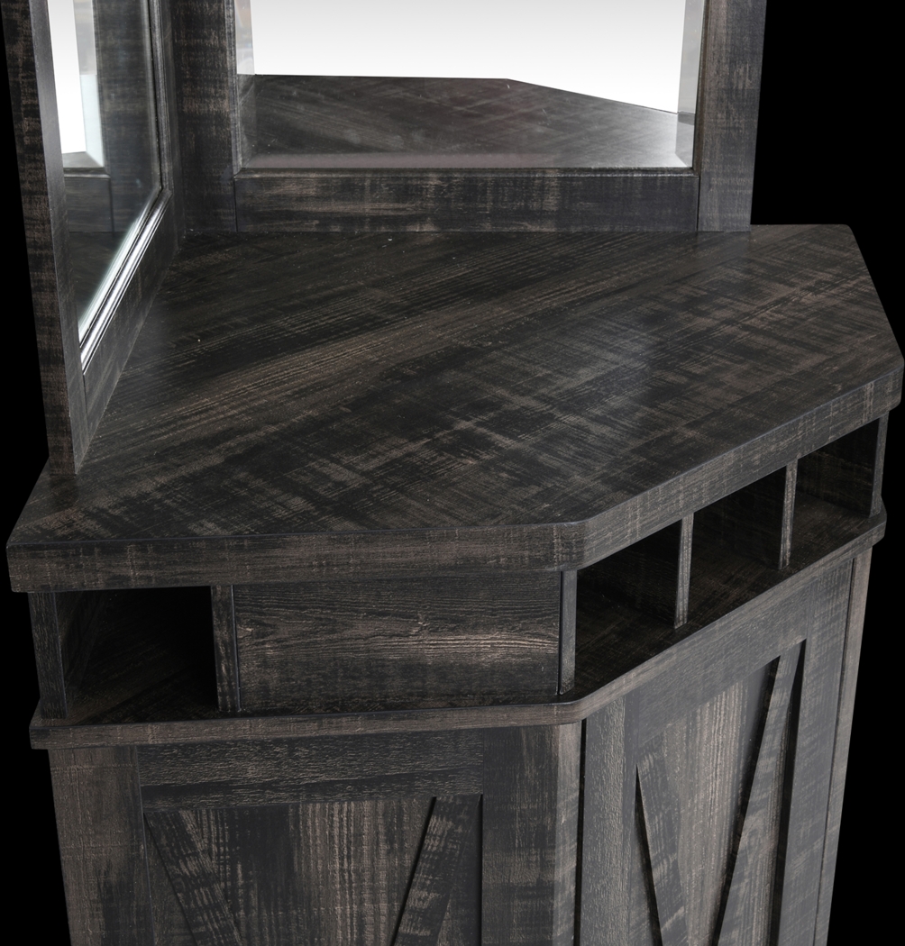 Kilso Charcoal Bar Cabinet - Thumbnail - Image 4