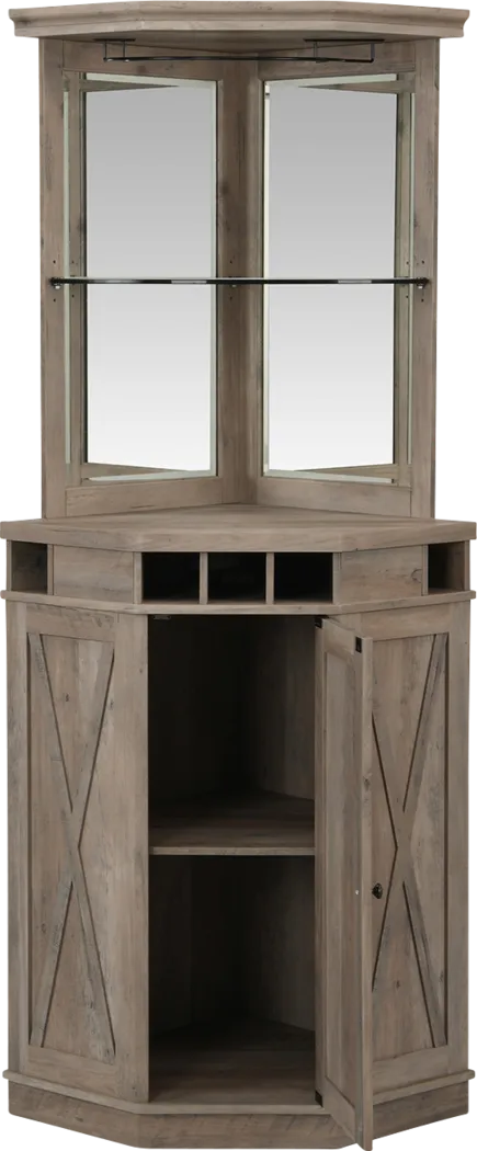 Kilso Gray Bar Cabinet - Thumbnail - Image 3