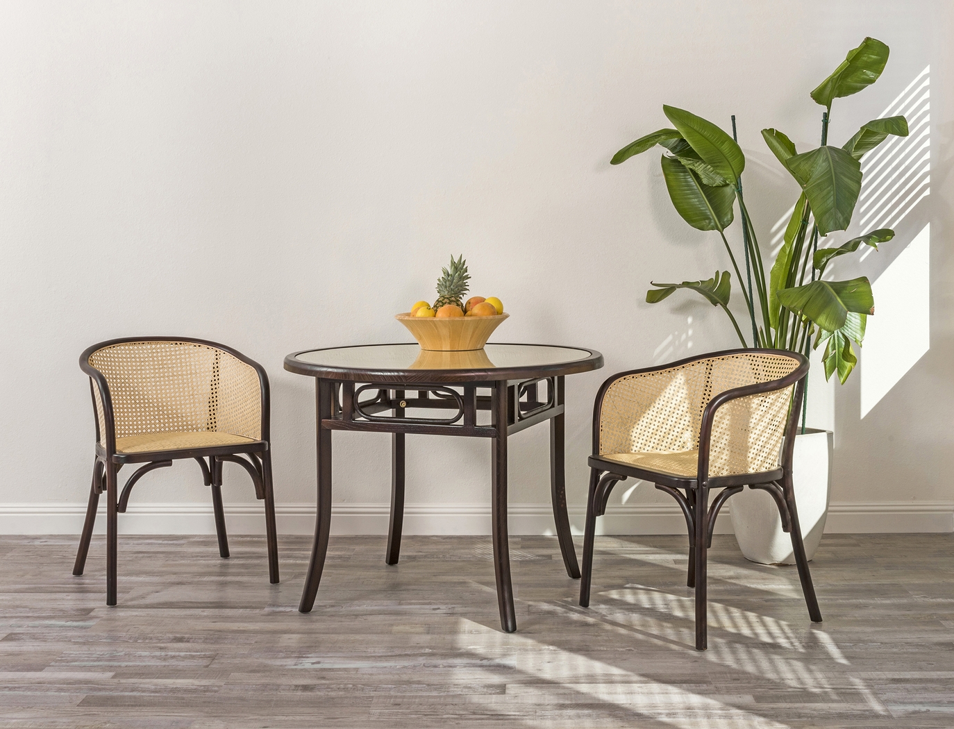 Kiltie Walnut Arm Chair - Thumbnail - Image 2