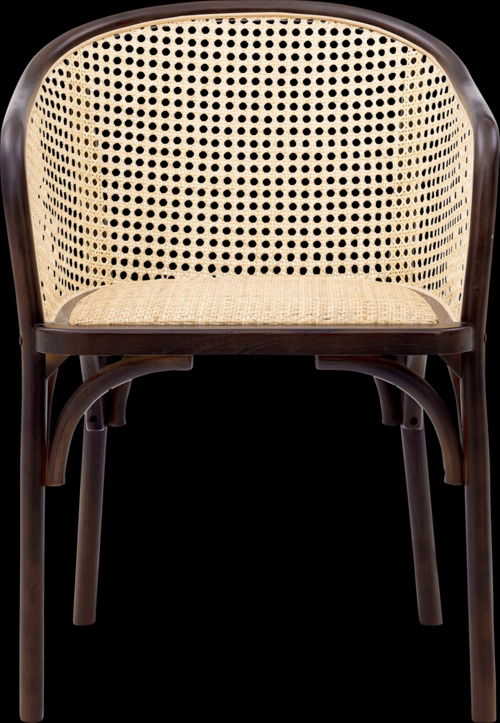 Kiltie Walnut Arm Chair - Thumbnail - Image 3