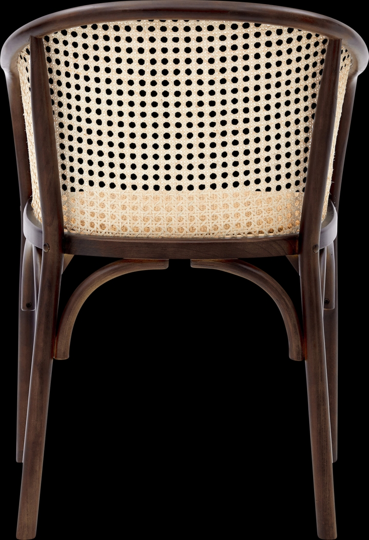 Kiltie Walnut Arm Chair - Thumbnail - Image 4