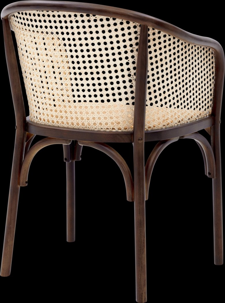 Kiltie Walnut Arm Chair - Thumbnail - Image 5