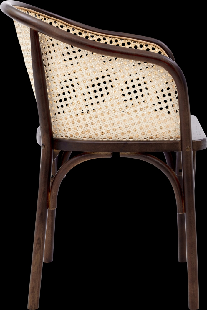 Kiltie Walnut Arm Chair - Thumbnail - Image 6