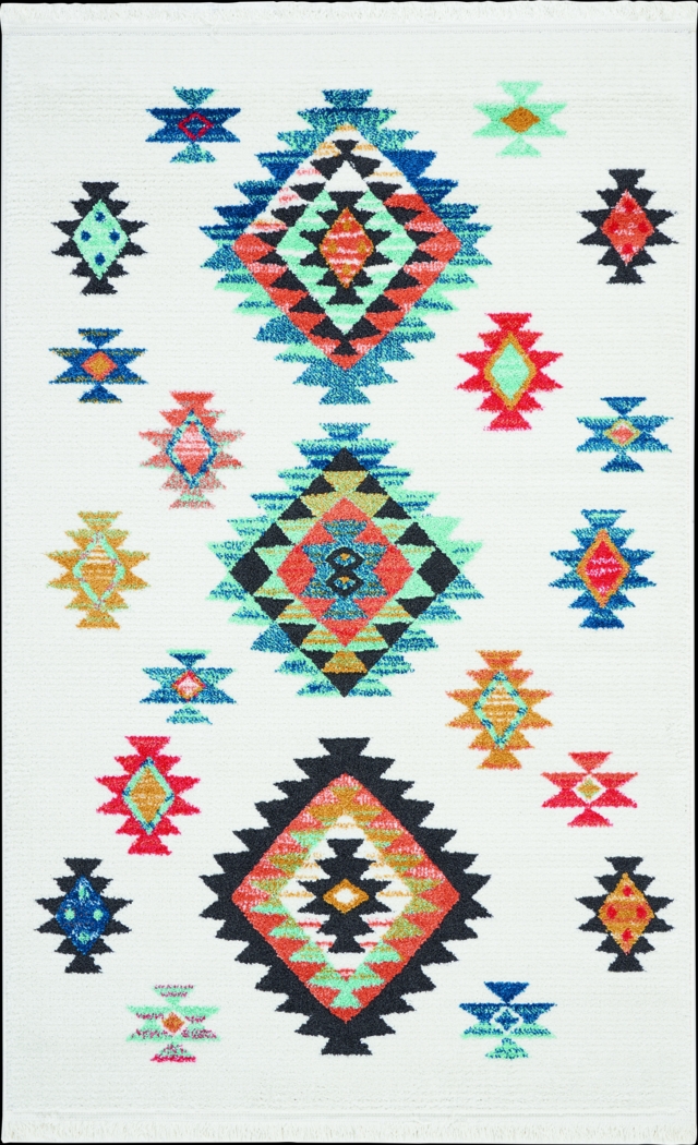 Kids Kima White 3'11 x 6'2 Rug - Thumbnail - Image 1