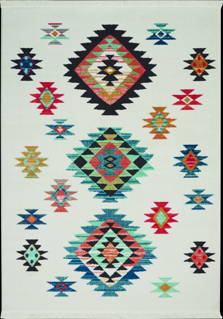 Kids Kima White 5'3 x 7'6 Rug - Thumbnail - Image 1