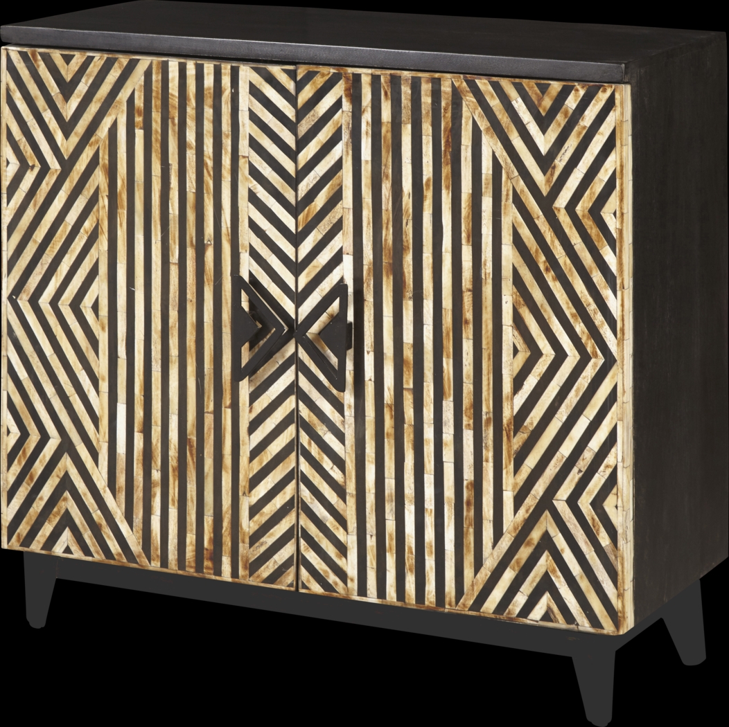 Kimamy Brown Accent Cabinet - Thumbnail - Image 3