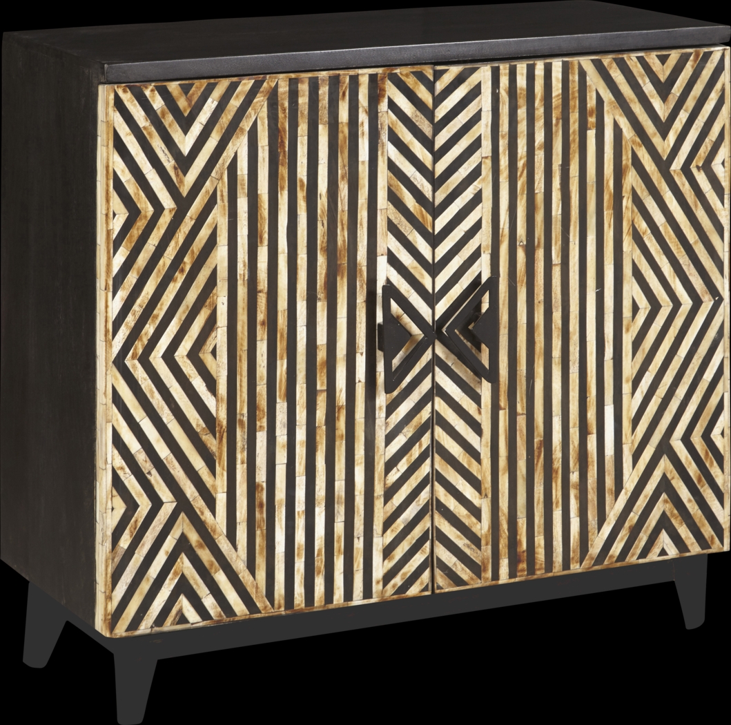 Kimamy Brown Accent Cabinet - Thumbnail - Image 1