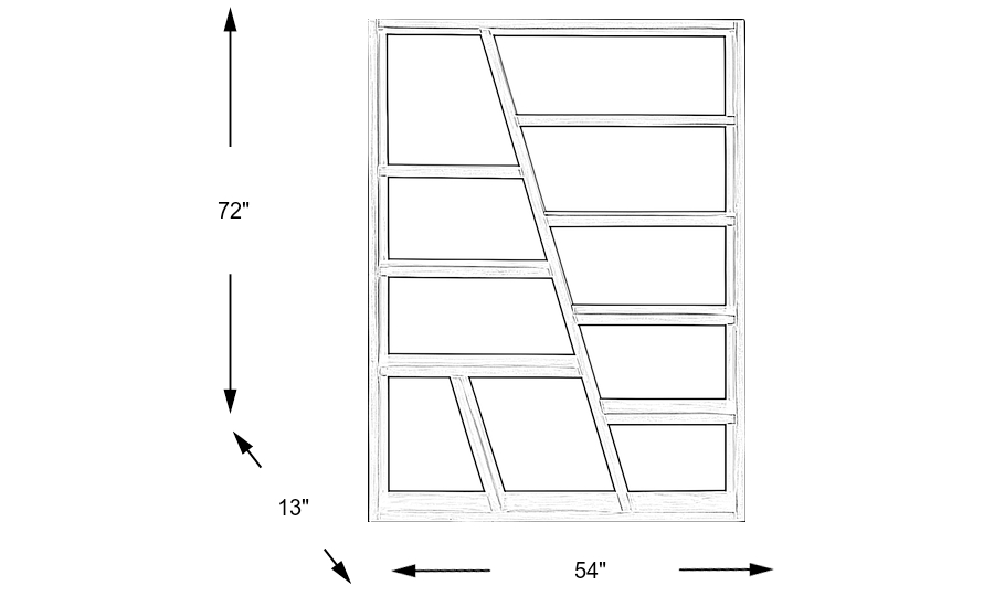 Dimension Image. Please refer to the Dimension Tab on this page for dimension details.