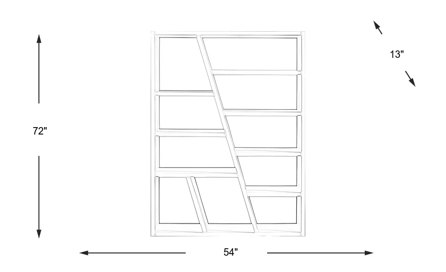 Dimension Image. Please refer to the Dimension Tab on this page for dimension details.