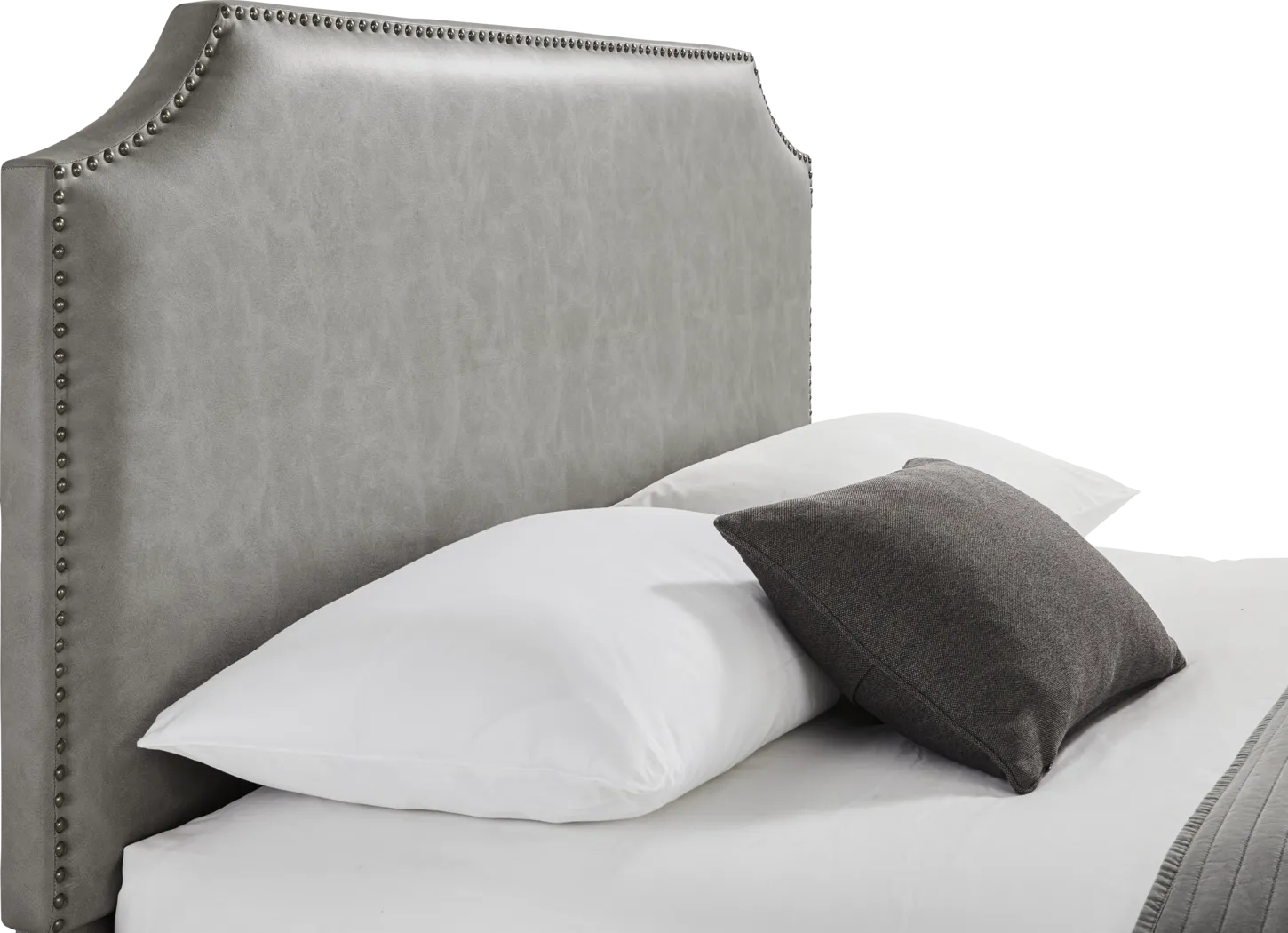 Kimberley Gray 3 Pc King Upholstered Bed - Thumbnail - Image 2