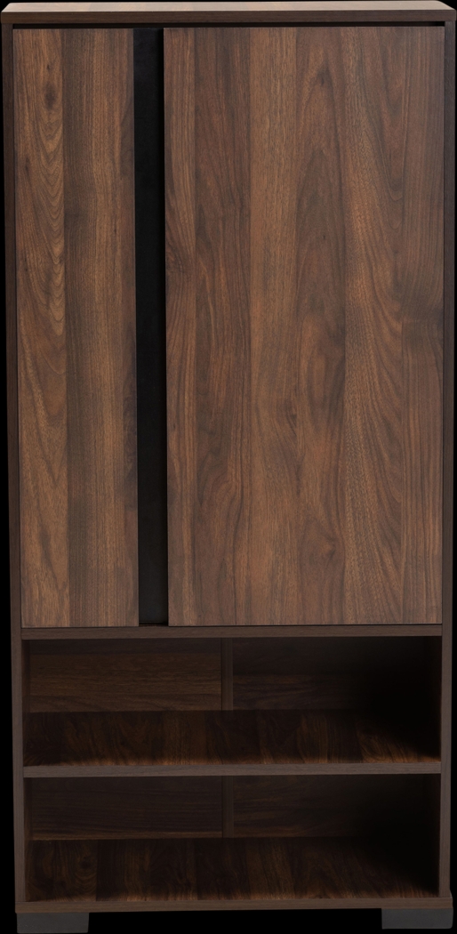 Kimeron Brown Shoe Storage Cabinet - Thumbnail - Image 3