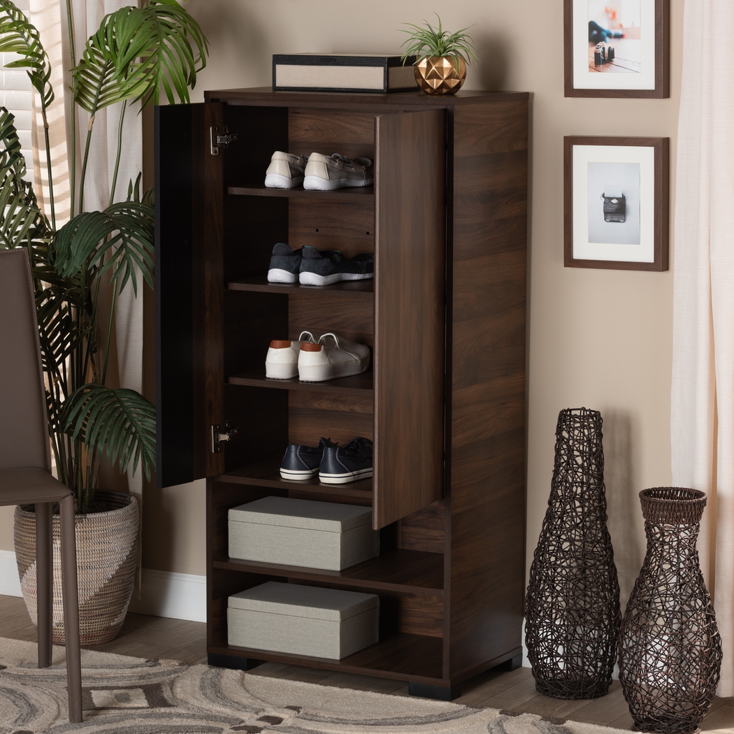 Kimeron Brown Shoe Storage Cabinet - Thumbnail - Image 7