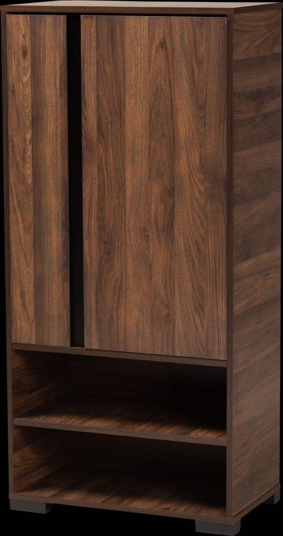 Kimeron Brown Shoe Storage Cabinet - Thumbnail - Image 1
