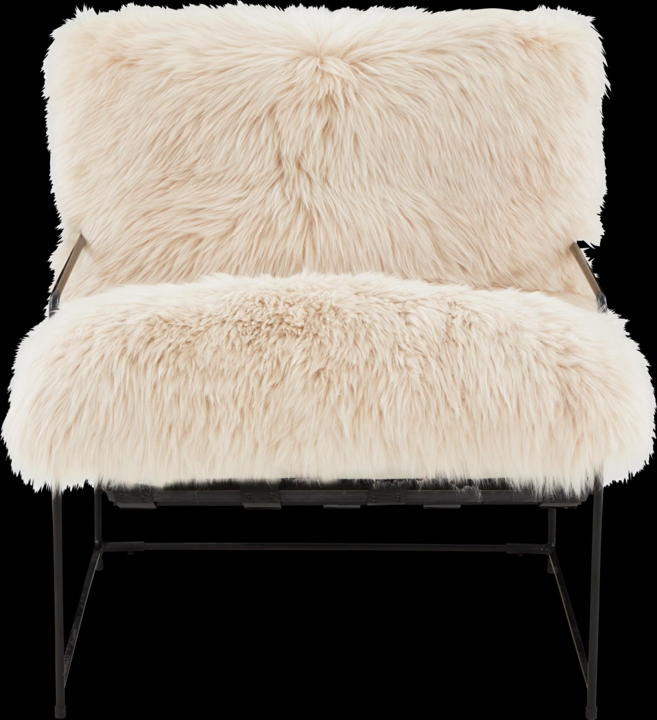 Kimi White Accent Chair - Thumbnail - Image 2